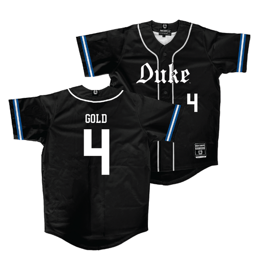 Duke Softball Black Jersey - Ana Gold | #4