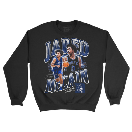 EXCLUSIVE DROP: Jared McCain - Oversized Print Streetwear Crew in Black