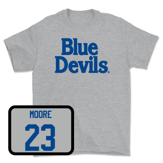Sport Grey Football Blue Devils Tee - Terry Moore