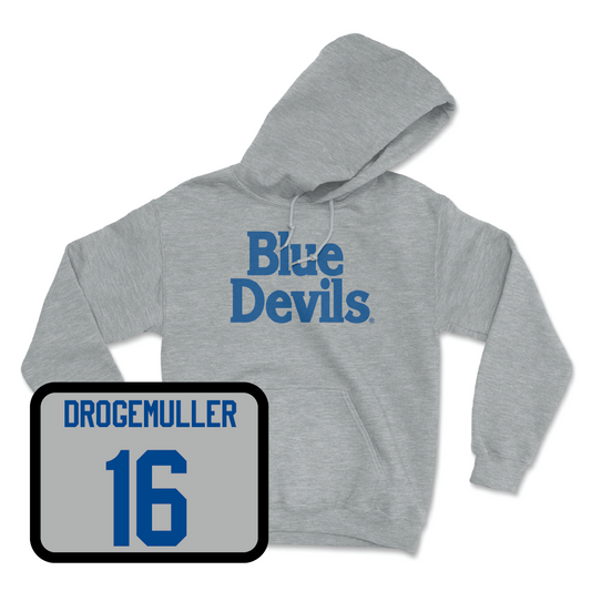 Sport Grey Softball Blue Devils Hoodie - Danielle Drogemuller