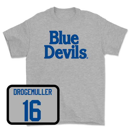 Sport Grey Softball Blue Devils Tee - Danielle Drogemuller