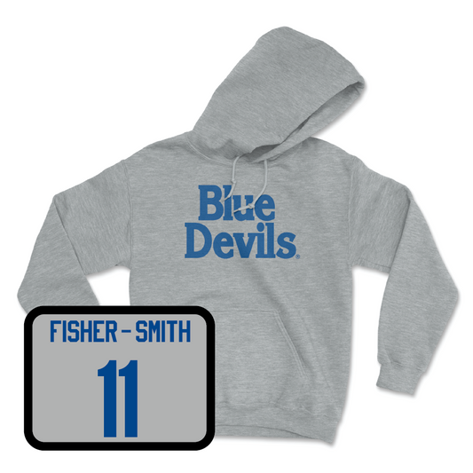 Sport Grey Football Blue Devils Hoodie - Isaiah Fisher-Smith