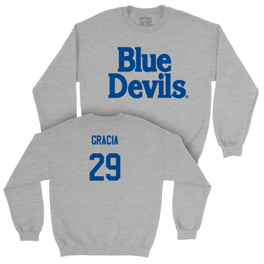 Sport Grey Baseball Blue Devils Crew  - AJ Gracia