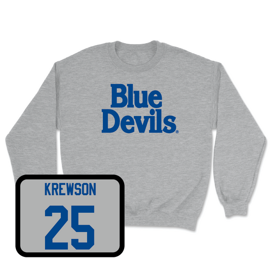 Sport Grey Baseball Blue Devils Crew - Chase Krewson