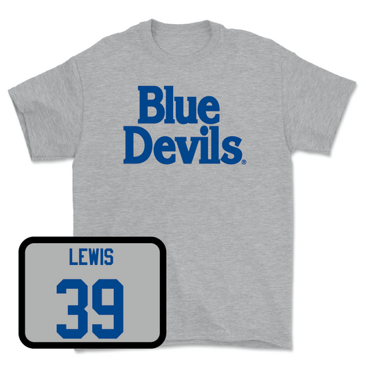 Sport Grey Football Blue Devils Tee - Jeremiah Lewis