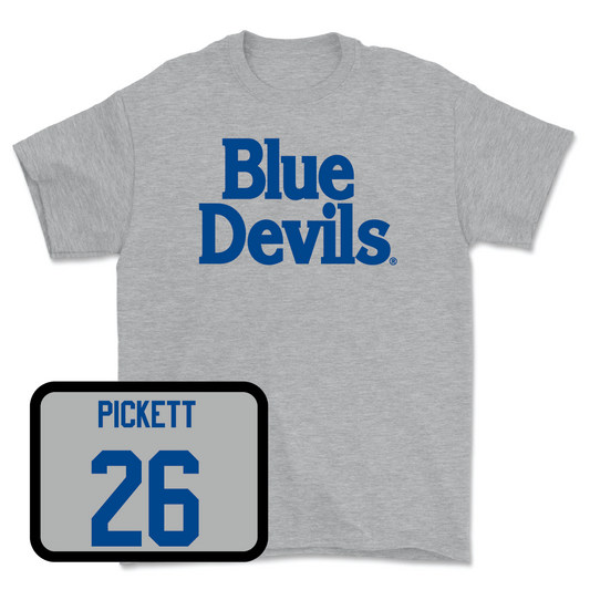 Sport Grey Football Blue Devils Tee - Joshua Pickett
