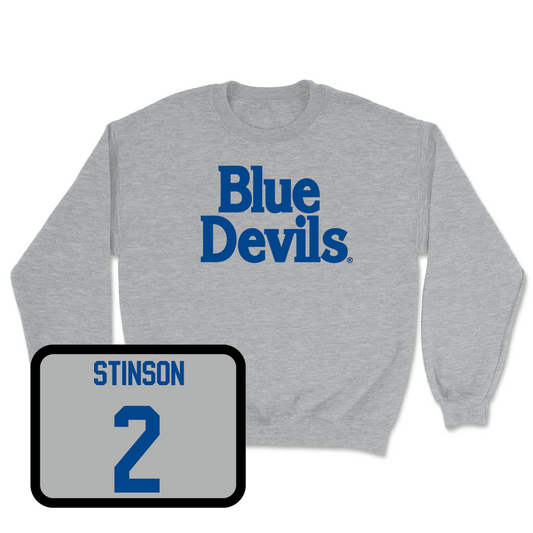 Sport Grey Football Blue Devils Crew - Jaylen Stinson
