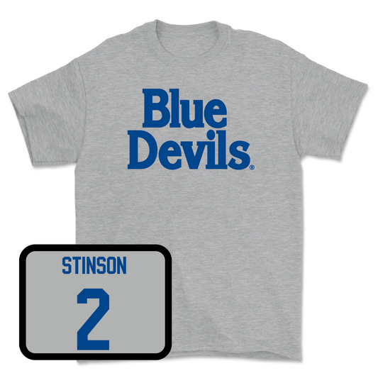 Sport Grey Football Blue Devils Tee - Jaylen Stinson
