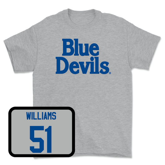 Sport Grey Men's Lacrosse Blue Devils Tee - Dyson Williams