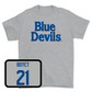 Sport Grey Softball Blue Devils Tee
